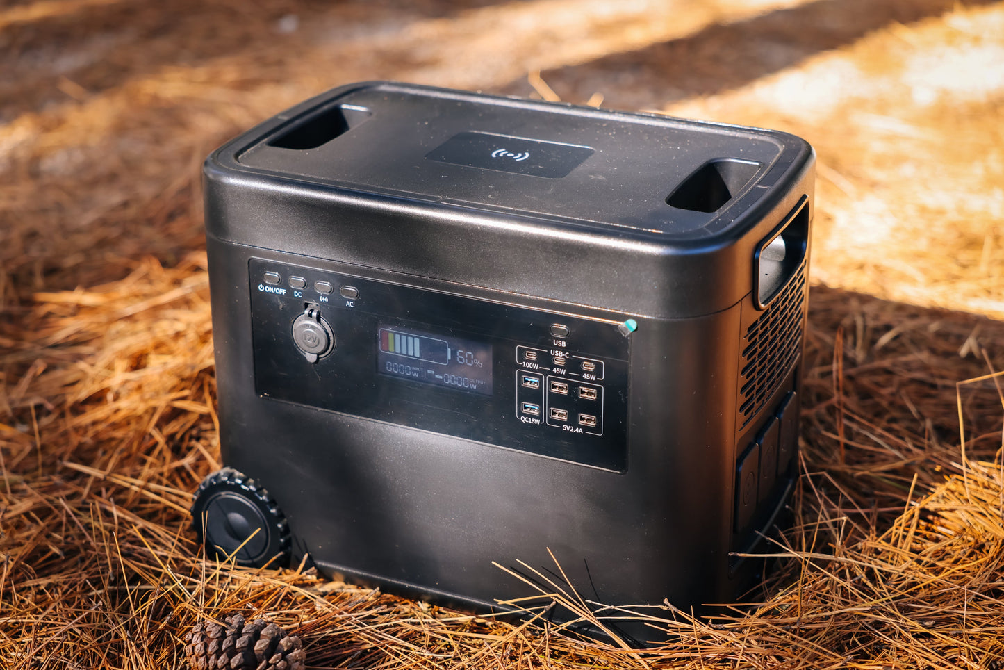 Portable Power Station 2560Wh LiFePO4 Battery for Camping, Travelling, Home Backup, RV, Off-grid (Solar Panel Optional)