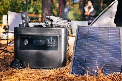 Portable Power Station 2560Wh LiFePO4 Battery for Camping, Travelling, Home Backup, RV, Off-grid (Solar Panel Optional)
